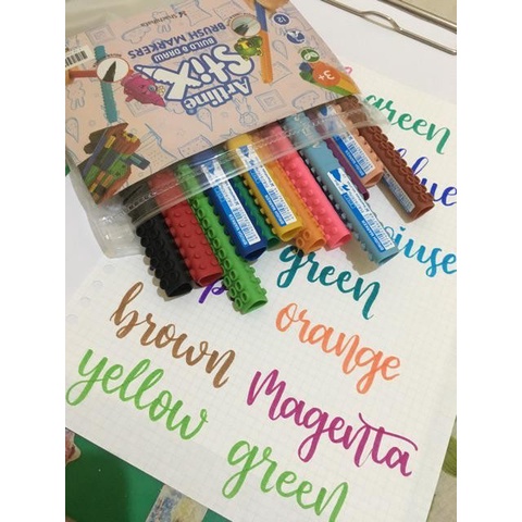 

TERMURAH ARTLINE STIX BRUSH MARKER SET 12 BRUSH PEN MARKER SPIDOL - TE