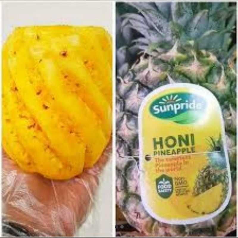 

Nanas madu Sunpride kupas manis