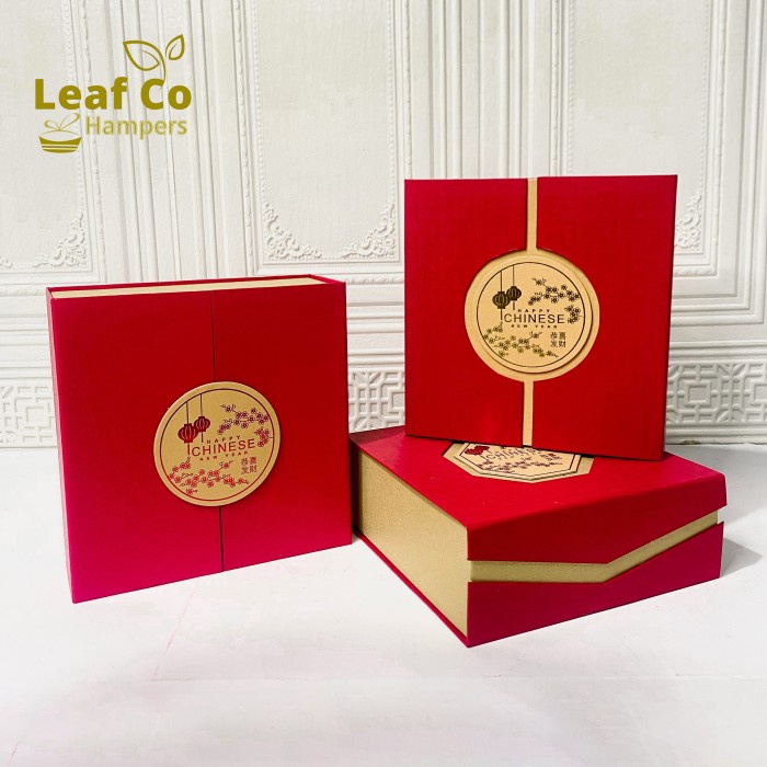 

SOUVEN- Leaf Co - Hard Box Premium Edisi Imlek 2 Tempat Penyimpan Bentuk Kotak