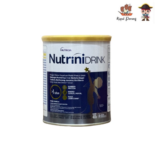 NUTRICIA Nutrinidrink Susu Vanilla Tin - 400gr