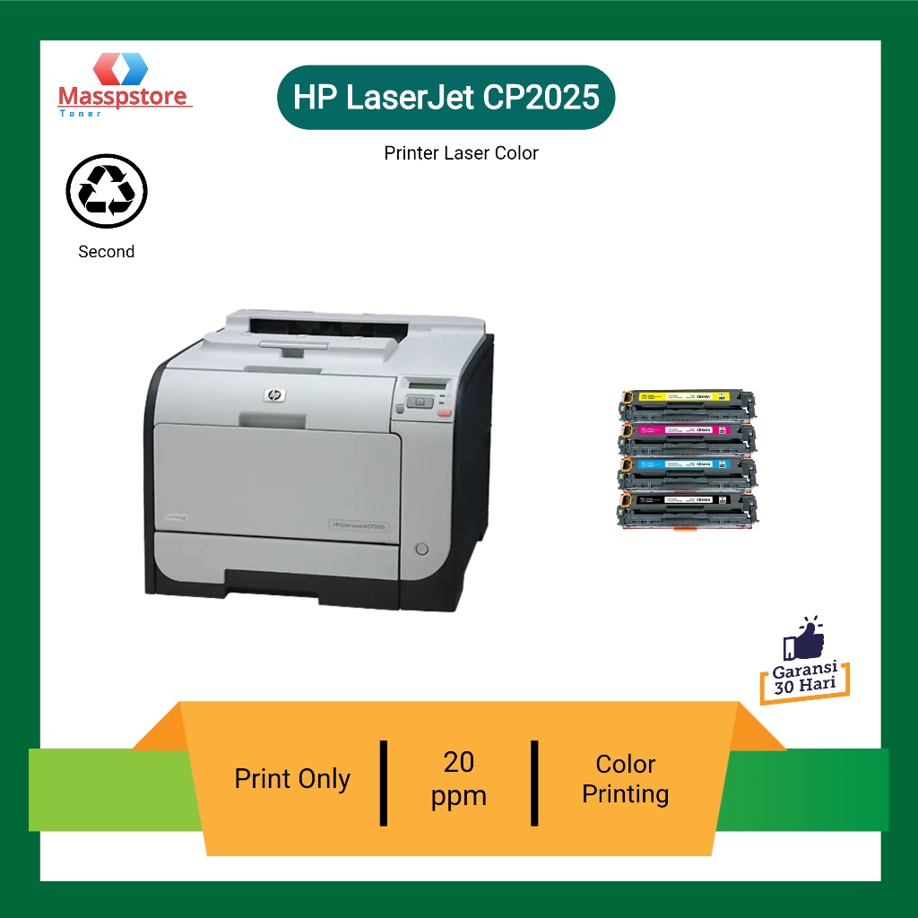 Printer Color HP LaserJet CP2025 Printer Laser Color Warna Bergaransi printer laser printer color