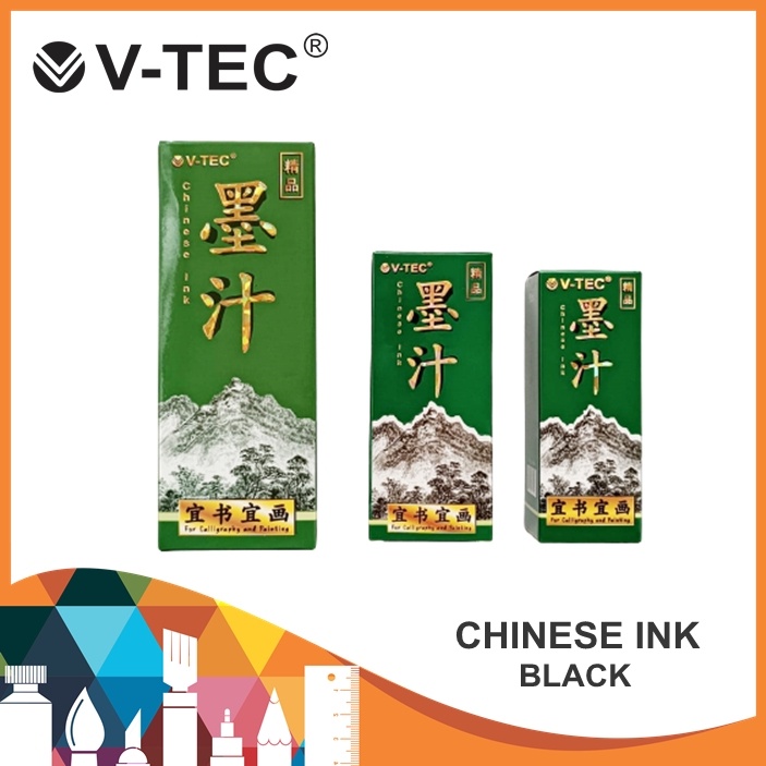 IK Tinta Cina Hitam V-Tec / Tinta Cina / Tinta China / Tinta Kalrafi / raphy Ink