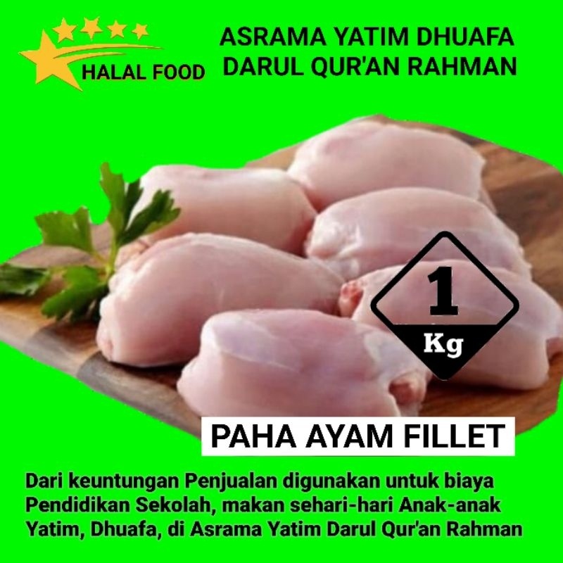 

Paha Ayam Fillet 1 Kg Harga Termurah, Tanpa Kulit, Tanpa Tulang
