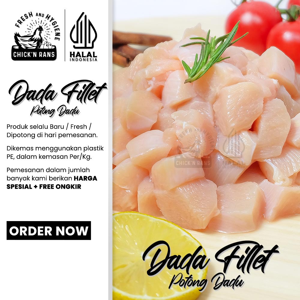 

Daging Ayam Dada Potong Dadu
