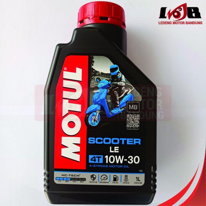 JAYAmart- Motul 1L Scooter 4T LE 10w30 Oli Motor Matic Oil Matik 1 Liter Motorcycle Motorcycle