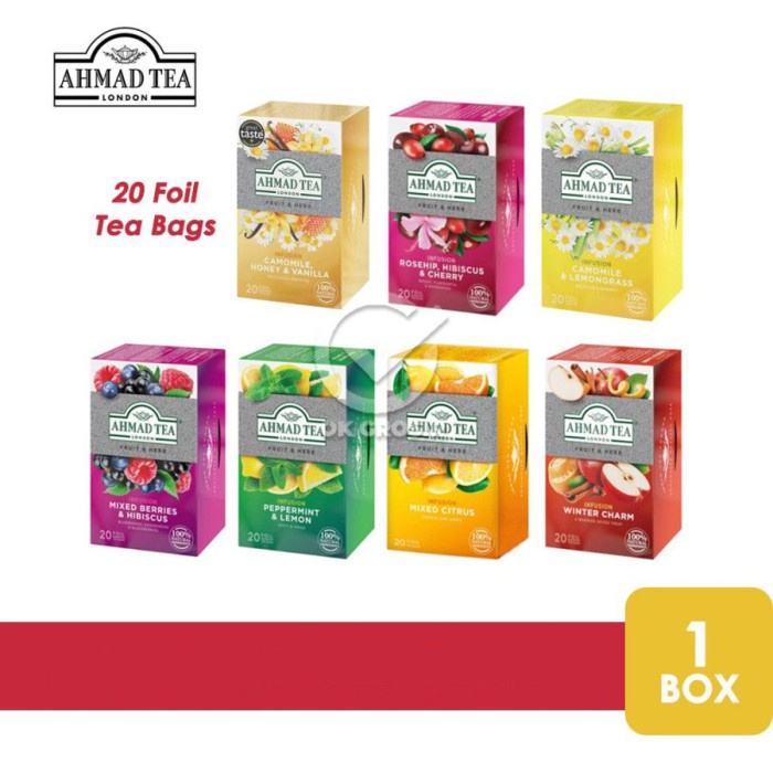 

JH8 Ahmad Tea INFUSION All Super Lengkap & Murah [1 Box]