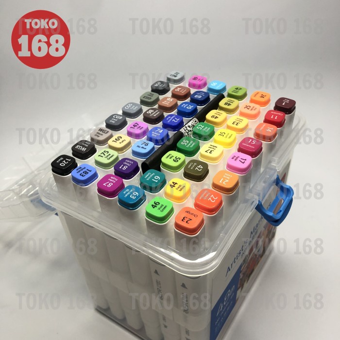 

DELI SKETCH/WATER-BASED MARKER/SPIDOL SKETSA 70816 48 WARNA (SET)