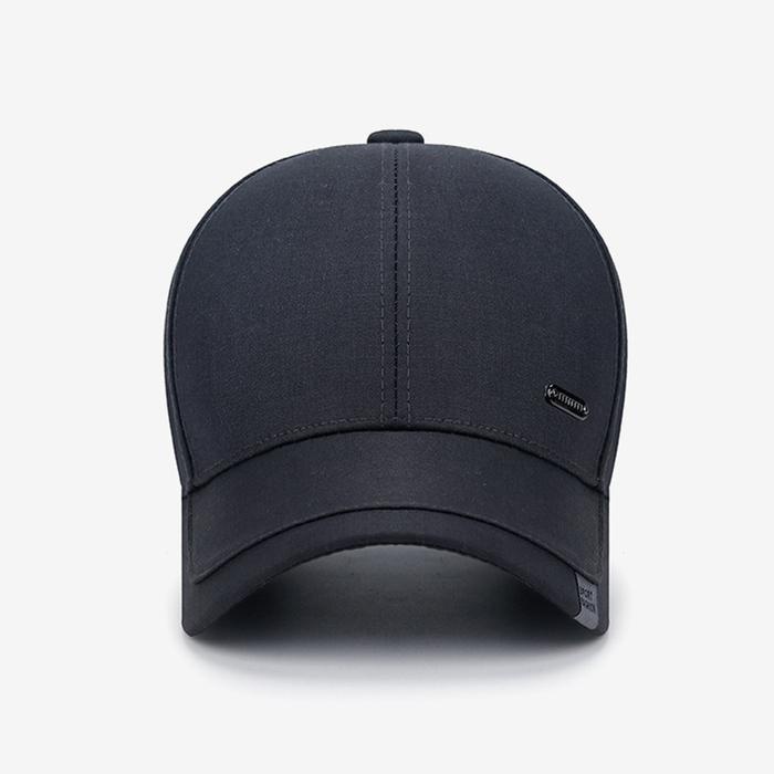 Yarra Topi Baseball Outfit Distro Pria Wanita Fashion Casual Cap Abu Hitam Polos Gaya Kekinian