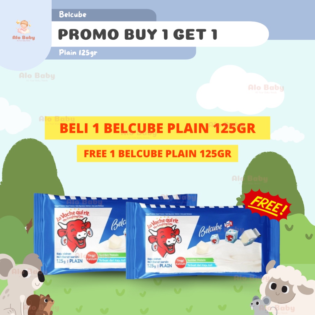 

Belcube Plain Cheese MPASI 125gr - Keju Bayi Mpasi - Keju Kiri - Keju Babybel Penambah Nafsu Makan