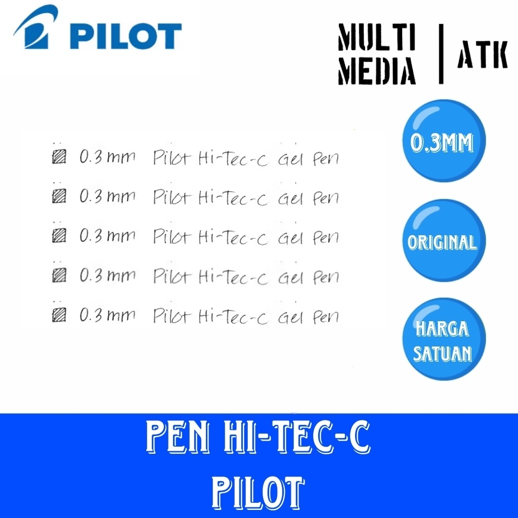 

Pulpen Pilot HI-TEC-C HITECH 0.3