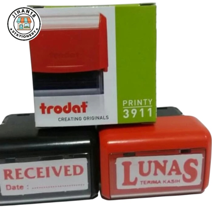 

STEMPEL TRODAT 3911 URGENT/LUNAS/PAID/RECEIVED/CASH