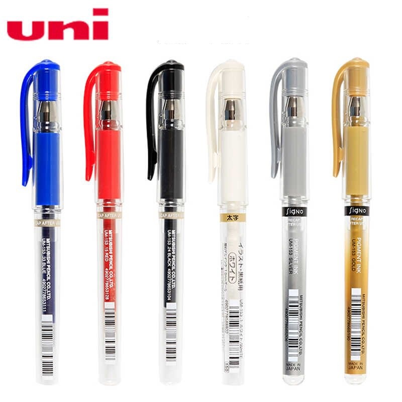 

Pulpen Gel Pen Tanda Tangan Uni UM-153 Signo Board Uniball 1.0 mm Tahan Air