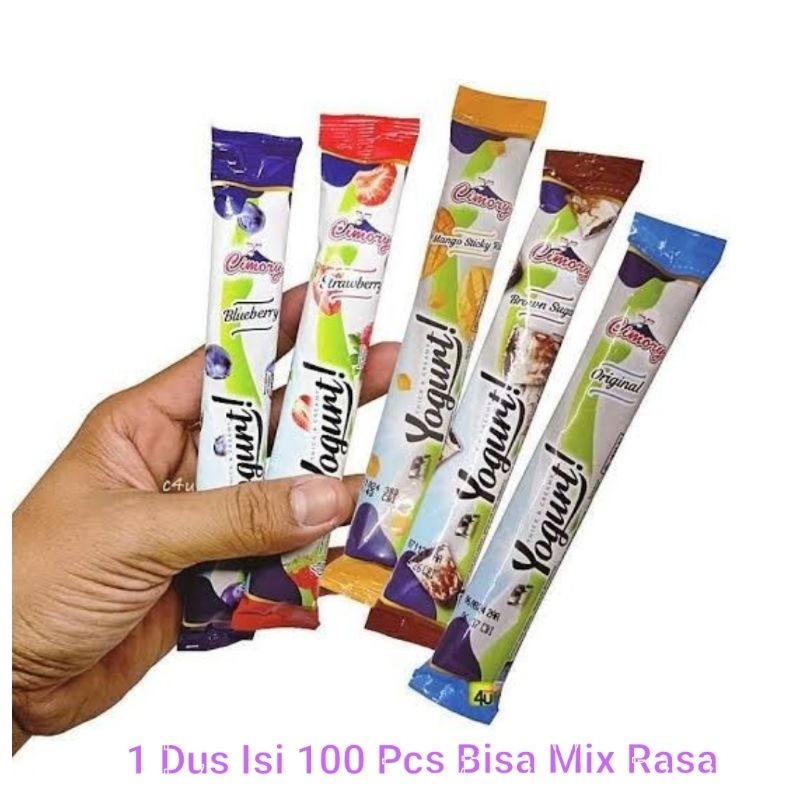 

Cimory Yogurt Stick 1Dus Isi 100 Pcs 40gr Bisa Mix Rasa