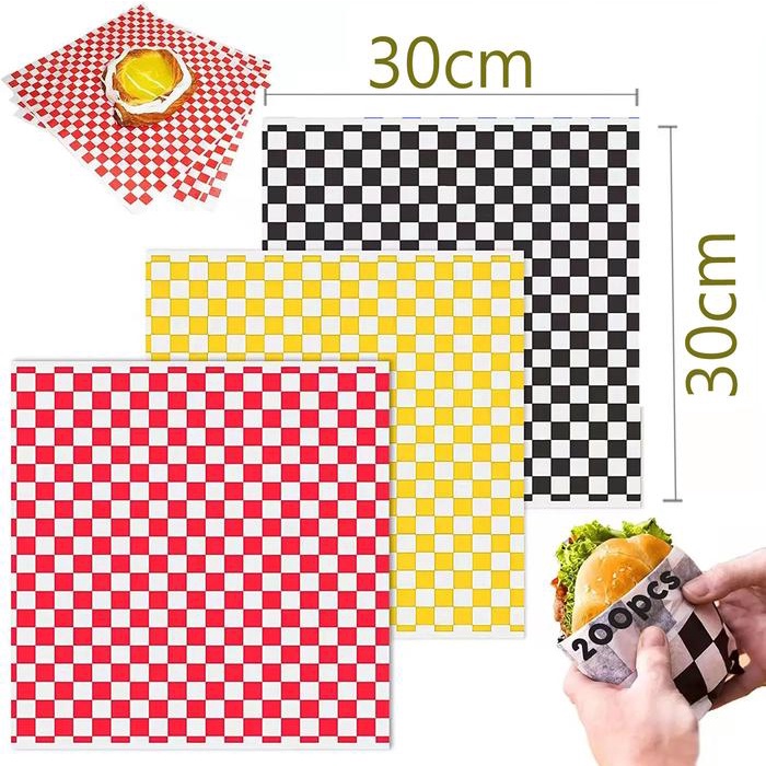 

..... Kertas Alas Roti Motif Catur 30Cmx30Cm Foodgrade - Wrappaper/Kertas Bungkus Makanan Kekinian