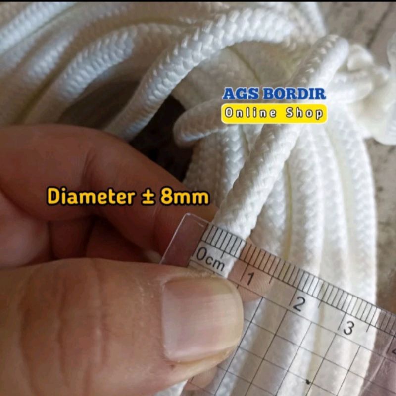 

Tali Tiang Bendera 8mm Panjang 45 50 80 Meter 100 Meter Halus Dan Kuat Tali Tiang Bendera 100 Meter