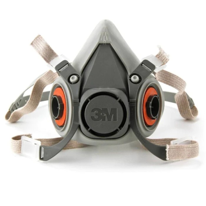 3M 6000M Safety Industrial Gas Mask Vapor Respirator - M Masker Gas