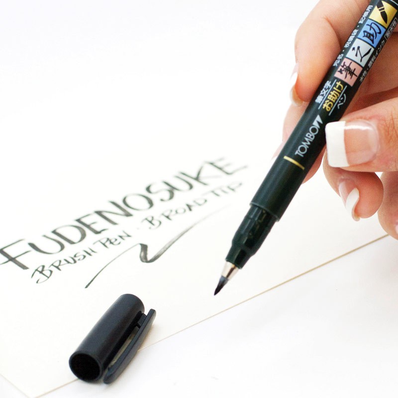 

TOMBOW Fudenosuke Brush Pen Soft Tip [Creativ] Spidol Kaligrafi