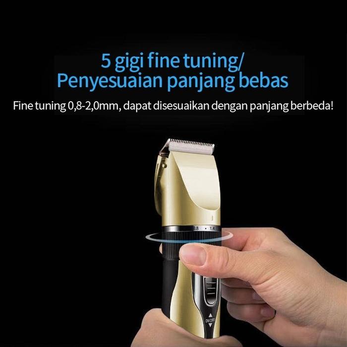 ..... Profesional Rambut Clipper / Men Blending Hair Clipper / Gunting Rambut Listrik Clipper /