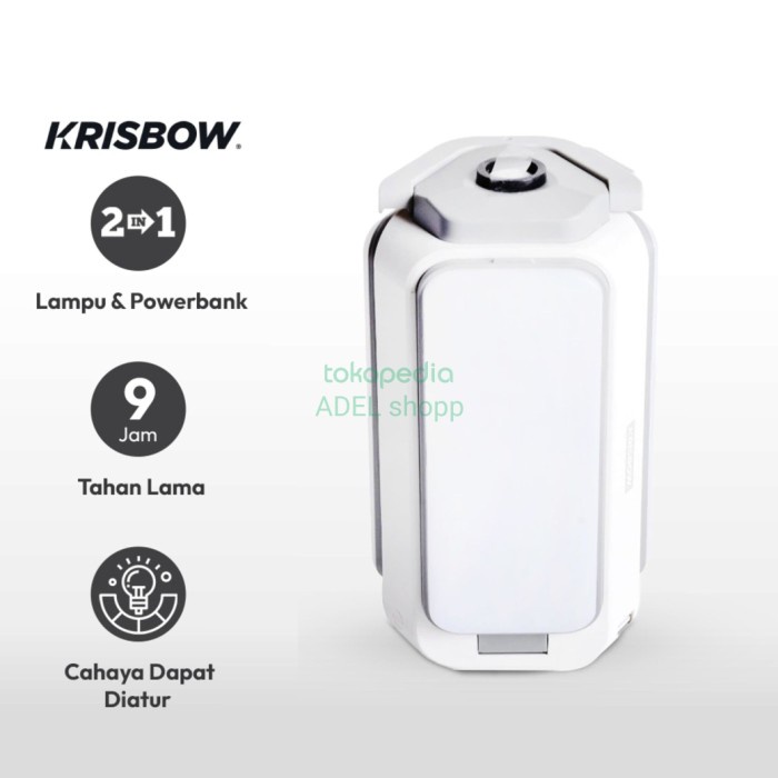 KRISBOW EMERGENCY LAMP LED Lampu Darurat Triangle