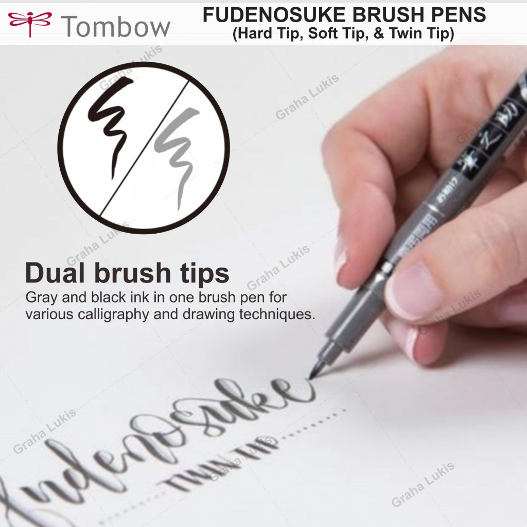 

Tombow Fudenosuke Twin Tip