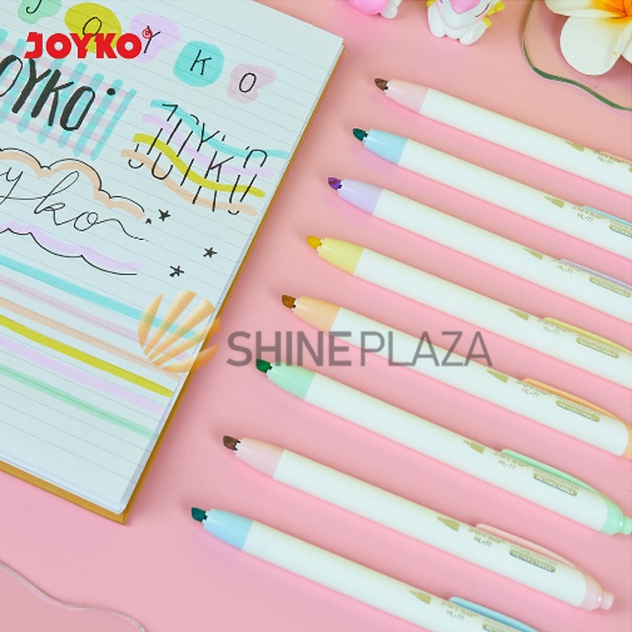 

Highlighter Set Joyko HL-77-6 - Penanda Berwarna Joyko Pastel Color
