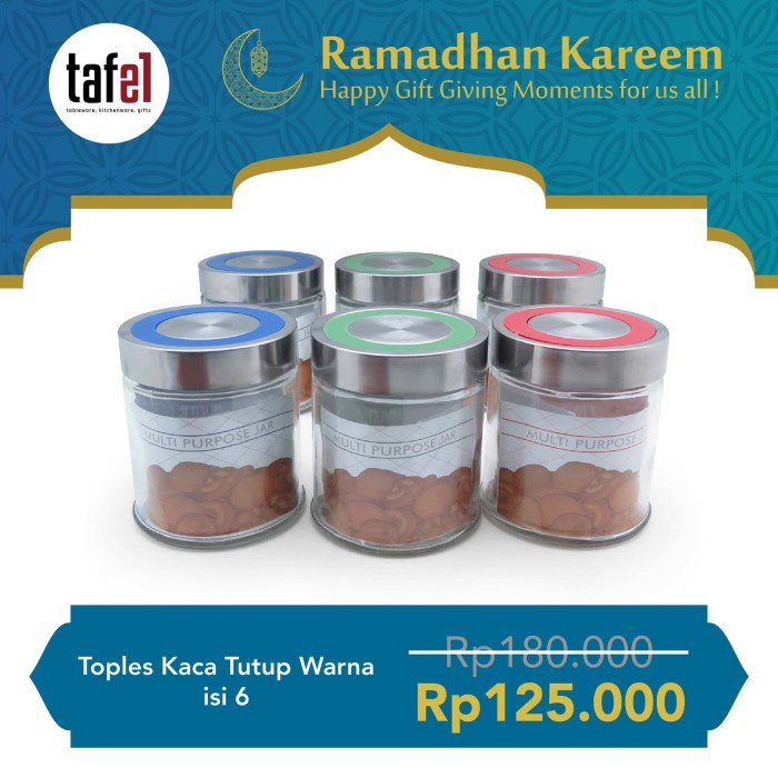Grosir Toples Kaca Kig Tutup Warna Isi 6