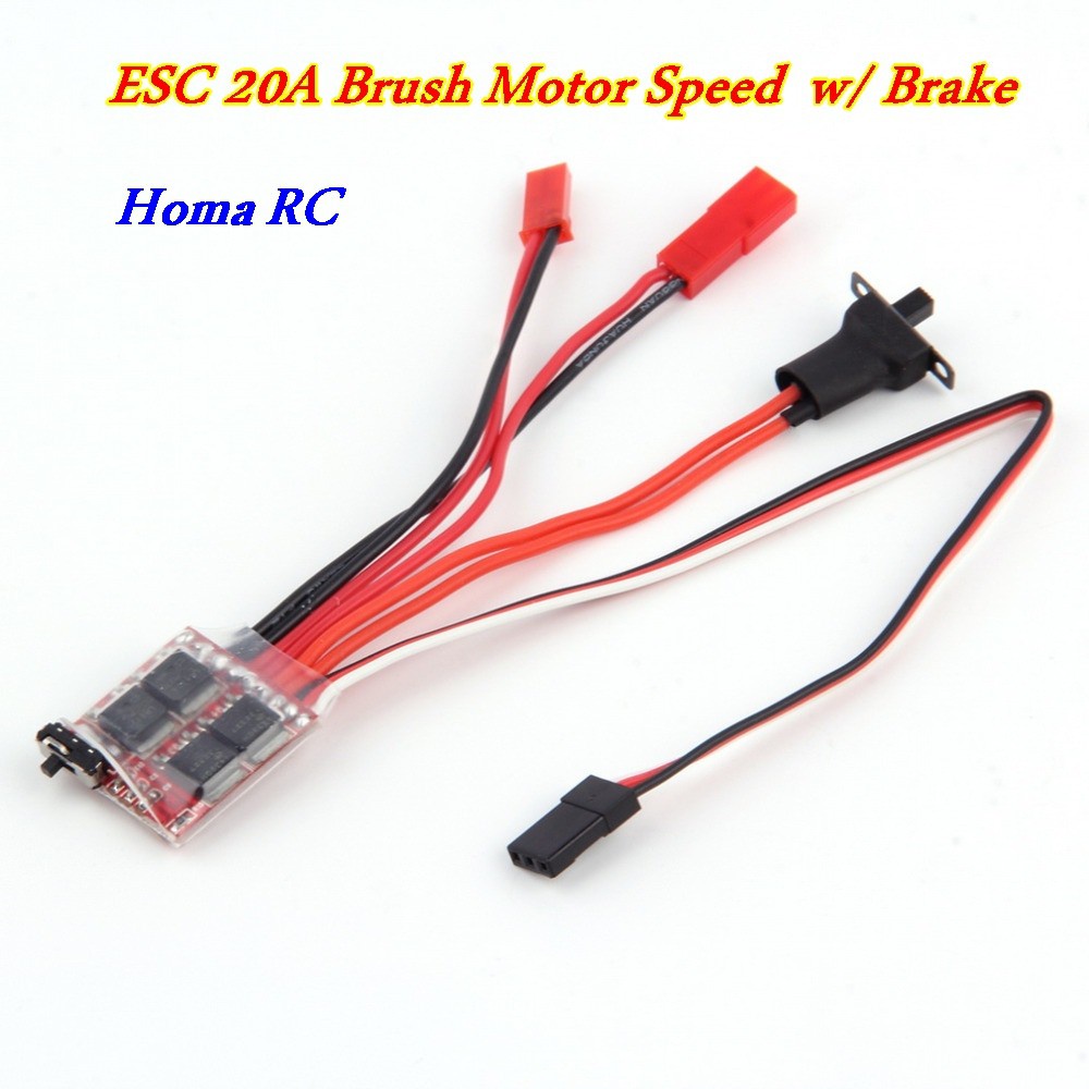 IK ESC Pengontrol Kecepatan Motor 20A RC Hoy