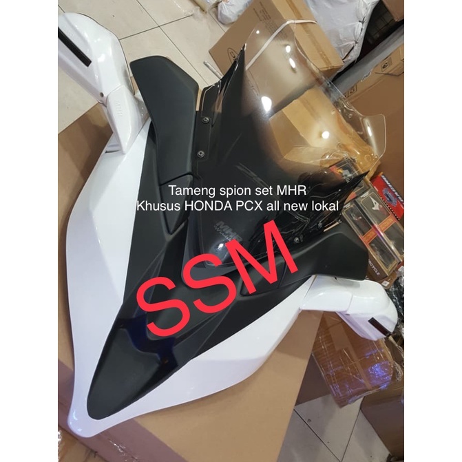 TAMENG WINDSHIELD MHR PCX PLUS SPION LIPAT LED