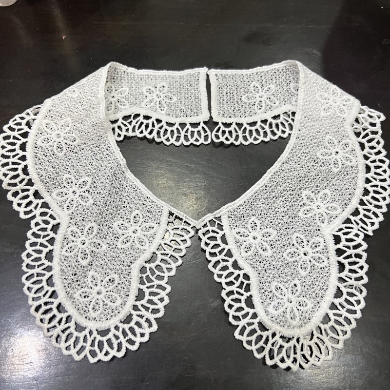 ACCMT- aplikasi renda,renda kerah, bordir kerah,kerah baju