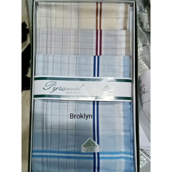 ACCMT- Pyramid saputangan pria isi 6 pis