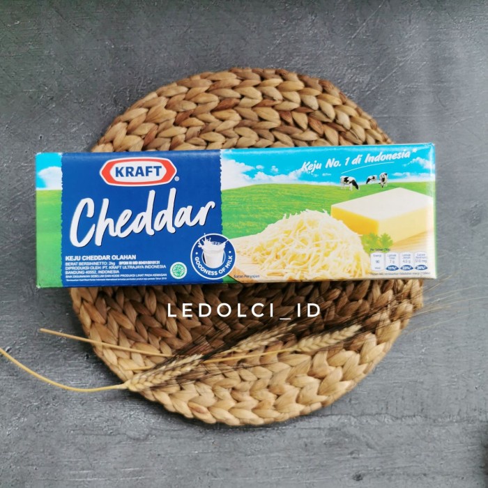 

KEJU CHEDDAR KRAFT CHEDDAR CHEESE 2 KG