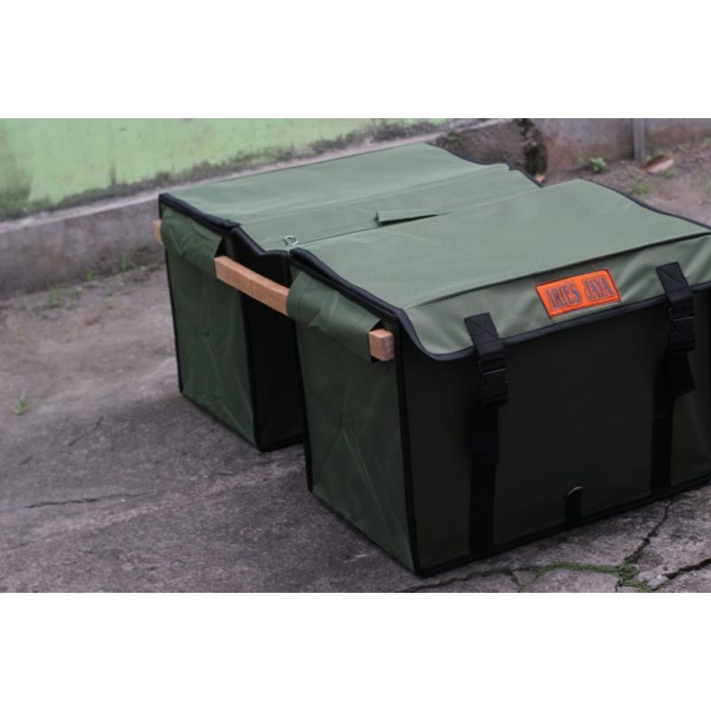 Terbaru Tas Pos Obrok Kurir Sales Anti Air Tas Motor Tas Rengkek Tas Kargo Aries Jaya - Besar (