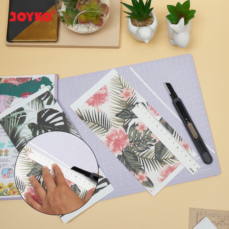

Joyko Cutting Mat CM-A4CO / Cutting Mat Ukuran A4 Pastel Color / Alas Potong