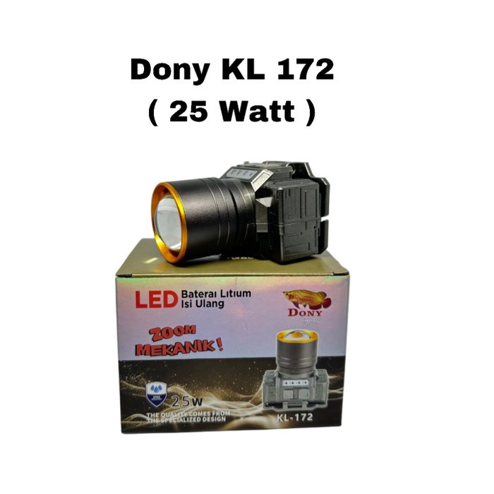 Senter Kepala Dony KL 172 ZOOM / Dony Senter Kepala KL172 (25 Watt)