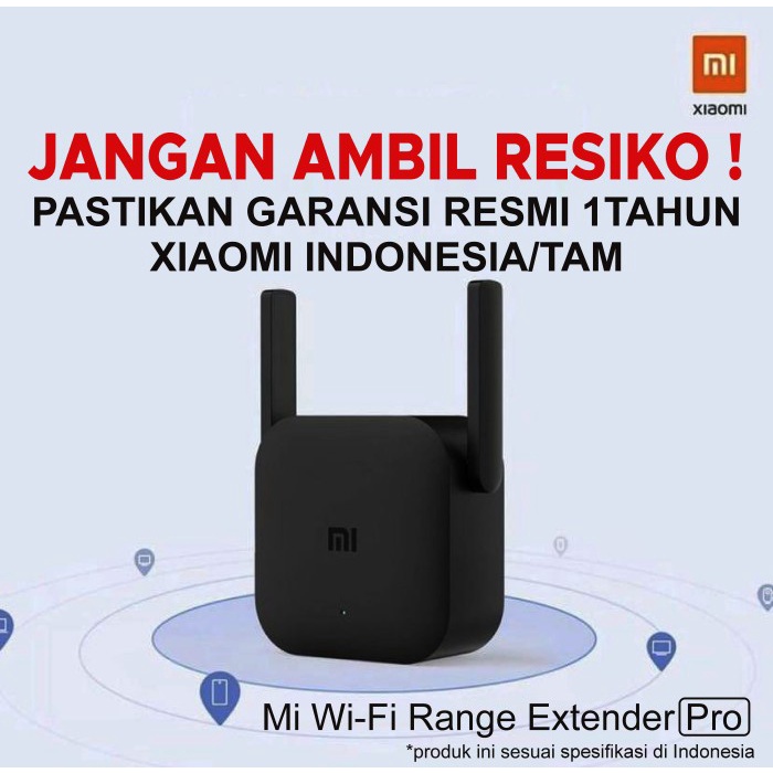 JTTOP" XIAOMI MI WIFI RANGE EXTENDER PRO V2 REPEATER AMPLIFIER GARANSI 1TAHUN