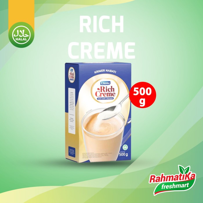 

Ellenka Rich Creme Non Dairy Creamer / Krimer Nabati 500 gr
