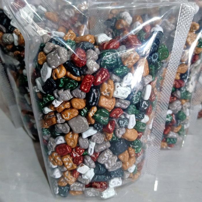 

COKLAT KERIKIL 250GR Chocolate Kuning halal cashew