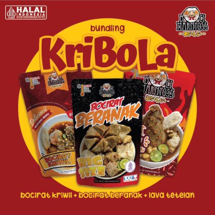 

Bundling Bocirat KriBoLa Maknyoss Food Tetelan