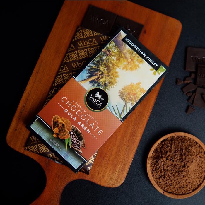 

WoCA Premium Chocolate 3 x 90g Bars - Cokelat Batang Rasa Gula Aren