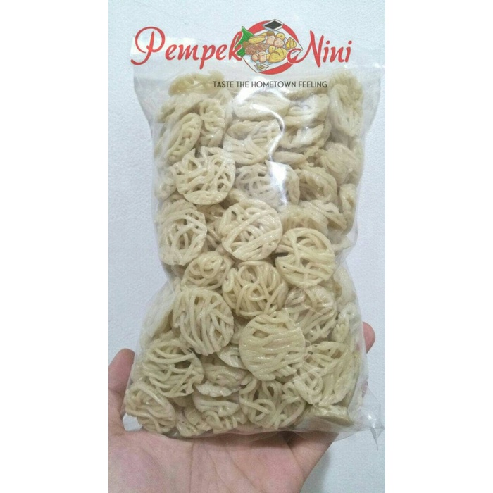 

Kerupuk Keriting / Mawar (mentah) ikan Tenggiri asli Palembang