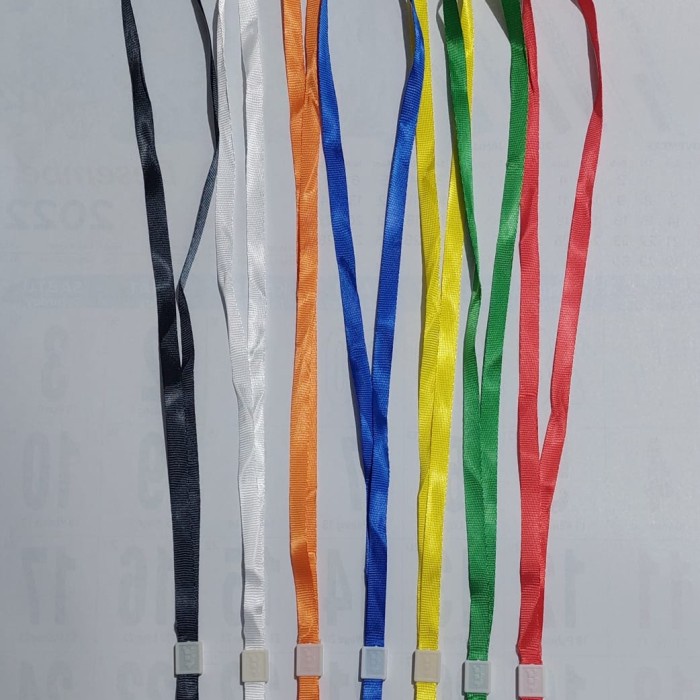 

HJK TALI LANYARD CANTOL PLASTIK / TALI LEHER ID CARD DENGAN CANTOLAN