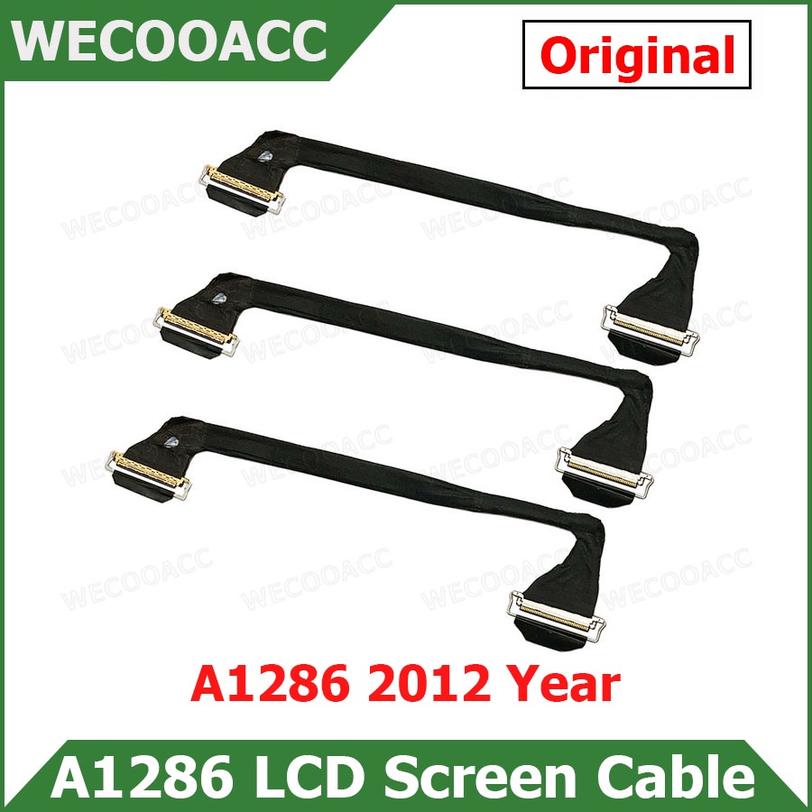 HTC 3 pcs/lot For Macbook Pro 15" A1286 LCD LED LVDS Screen Display Cable 2012 MD103 MD104