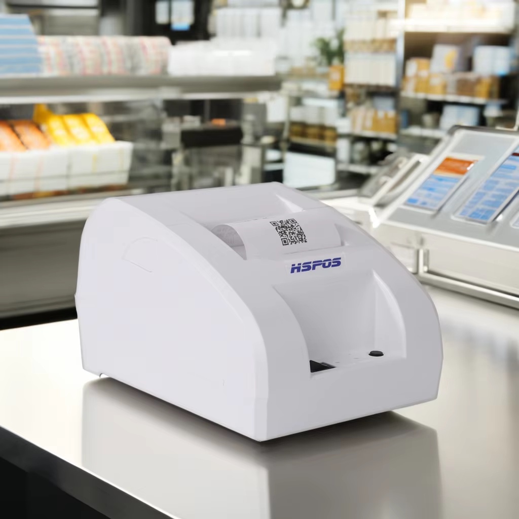 HTC 58MM USB Bluetooth Thermal Receipt Printer High Speed Printing 80mm/sec Compatible with ESC/POS 