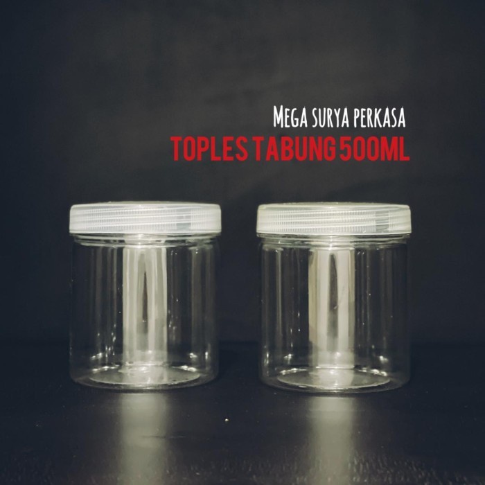 (Good) Toples Tabung 500 ml/Toples 500 ml/Toples kue/Toples Plastik
