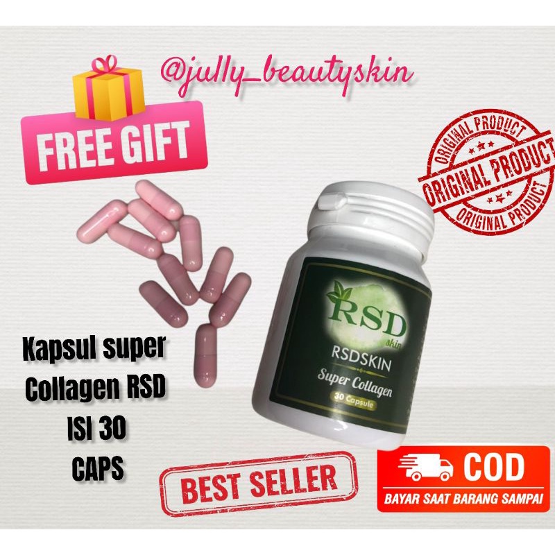 Beauty Kapsul Pemutih Badan Collagen Rsd 30 Kapsul