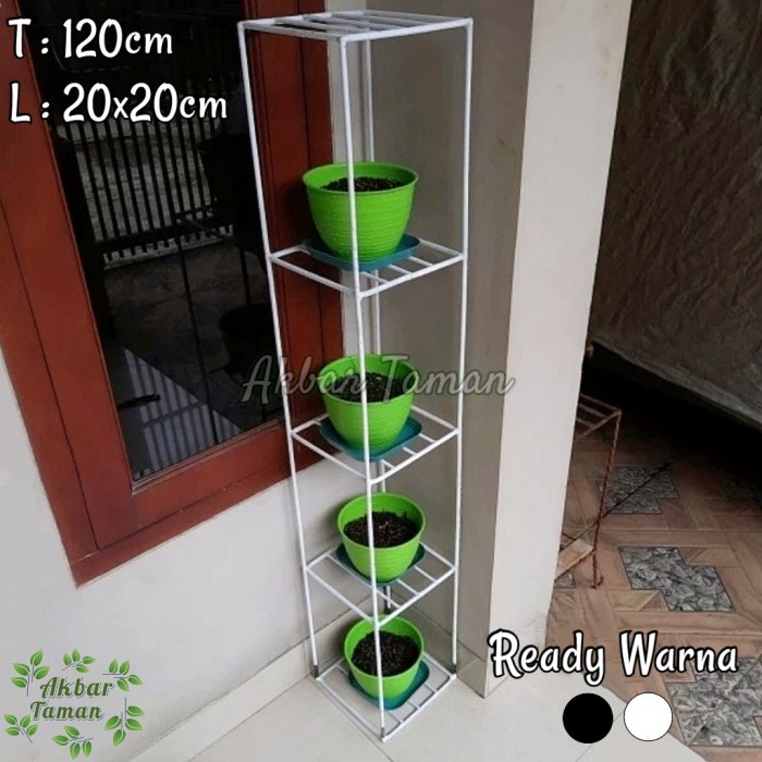 Jual [READY] Rak Pot Bunga Besi Ram 5 Susun Tinggi 120cm / Standing Sudut