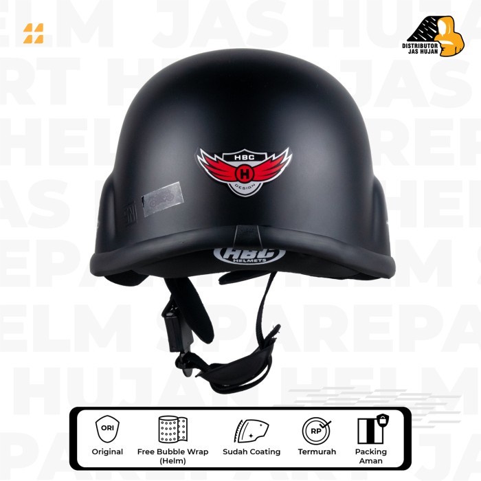 Helm HBC Army Black Doff/ Helm Chips SNI HBC