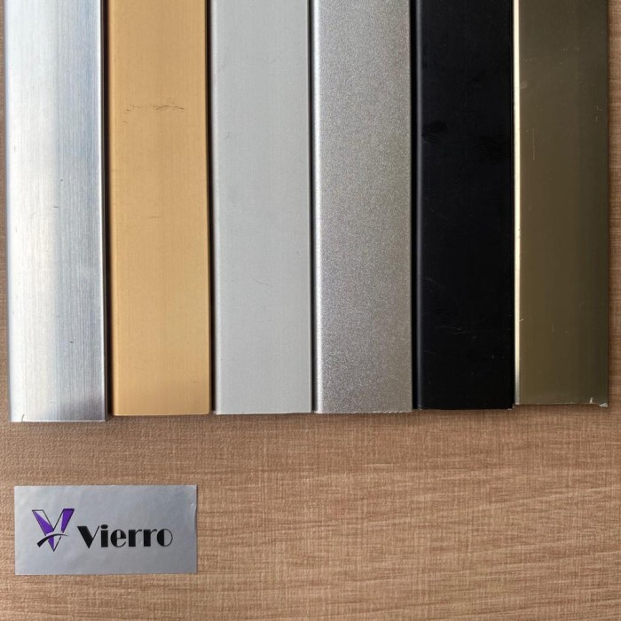 Lis List Edging Profil Frame Handle Alumunium Setengah Bulat EA 19