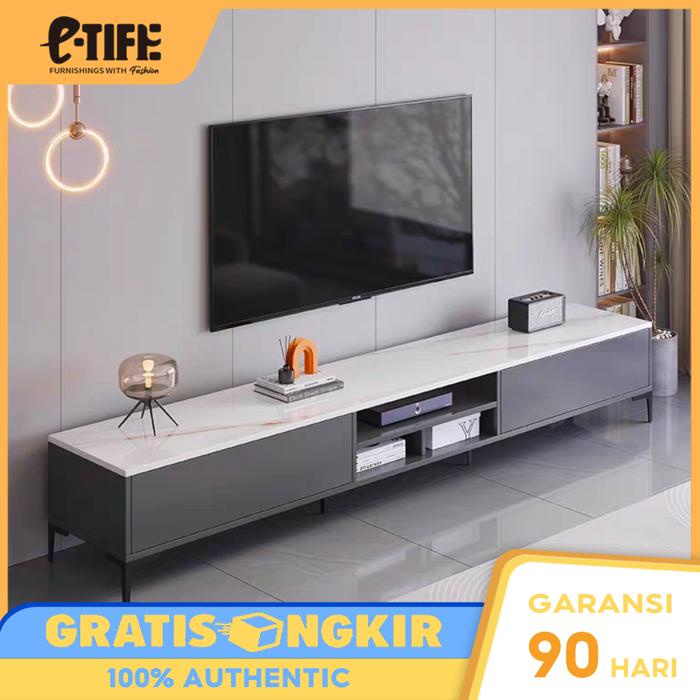 E-TIFE FURNITURE MEJA TV 160CM / RAK TV / LEMARI TV / MEJA TV KAYU / MEJA TV MINIMALIS MODERN 100%