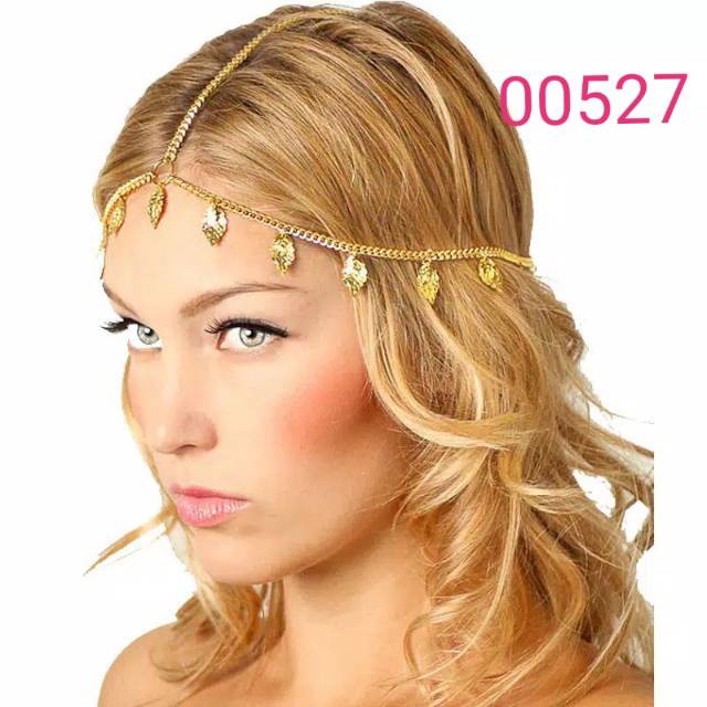 - Headchain Headpiece Hairband Headband bohemian boho tari belly dance india gipsy